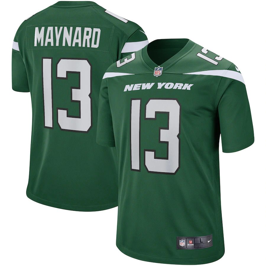 Men New York Jets #13 Don Maynard Nike Gotham Green Game Retired Player NFL Jersey